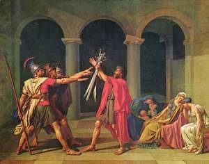 Jacques Louis David - Oath of the Horatii