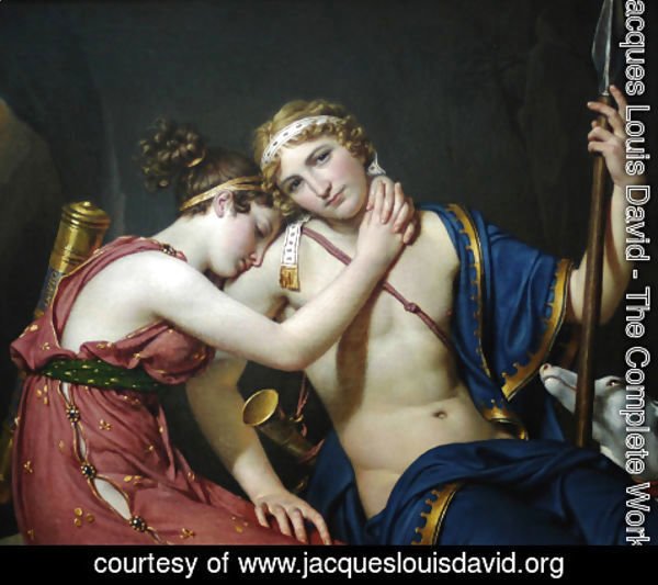 Jacques Louis David - The Farewell of Telemachus and Eucharis
