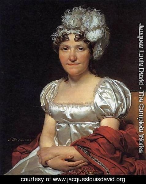 Jacques Louis David - Portrait of Marguerite-Charlotte David