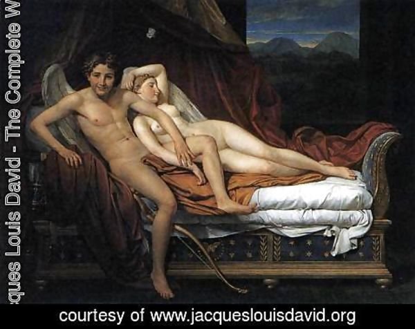 Jacques Louis David - Cupid and Psyche 2