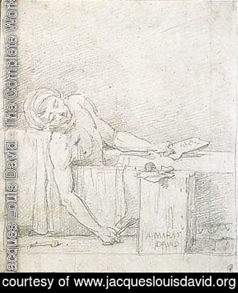 Jacques Louis David - The death of marat 2