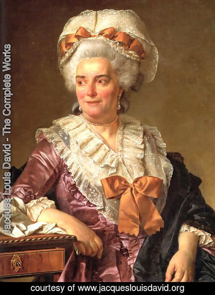 Jacques Louis David - Portrait of Madame Charles-Pierre Pecoul, nee Potain, mother-in-law of the artist