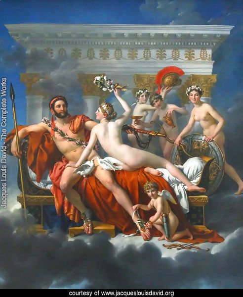Mars Disarmed by Venus and the Three Graces 1824