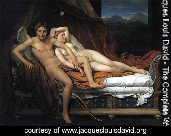 Jacques Louis David - Cupid and Psyche 1817
