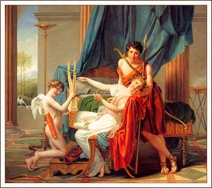 Jacques Louis David - Sappho and Phaon 1809