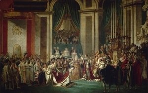 Jacques Louis David - Consecration of the Emperor Napoleon I and Coronation of the Empress Josephine 1805-07
