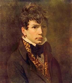Jacques Louis David - Portrait of Ingres 1800s