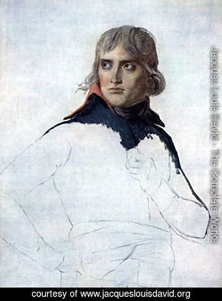 Jacques Louis David - Portrait of General Bonaparte 1797