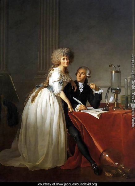 Portrait of Antoine-Laurent and Marie-Anne Lavoisier 1788