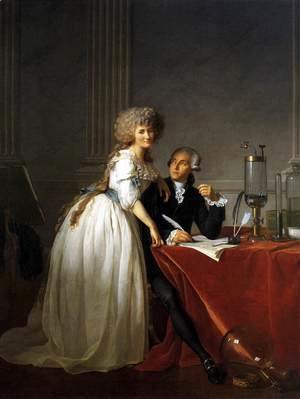 Portrait of Antoine-Laurent and Marie-Anne Lavoisier 1788