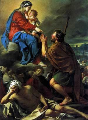 St Roch Asking the Virgin Mary to Heal Victims of the Plague 1780