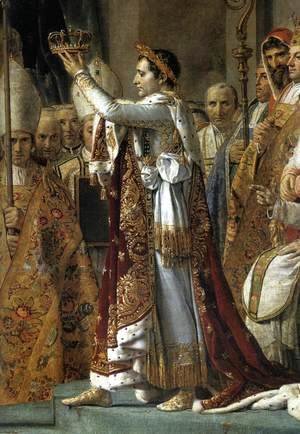 Consecration of the Emperor Napoleon I (detail 1) 1805-07