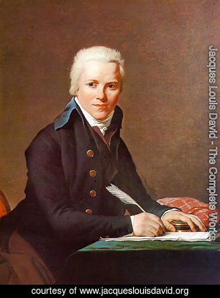Jacques Louis David - Portrait of Jacobus Blauw 1795