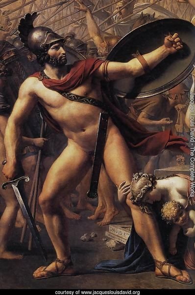 The Intervention of the Sabine Women (detail 2) 1799