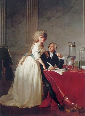 Jacques Louis David - Portrait of Monsieur Lavoisier and His Wife