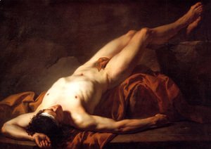 Jacques Louis David - Male Nude known as Hector
