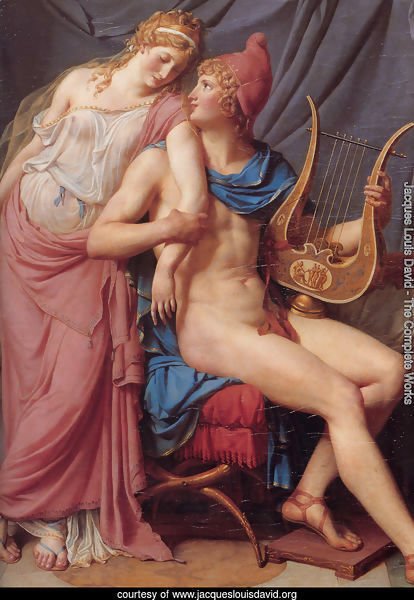 The Courtship of Paris and Helen [detail: 1]