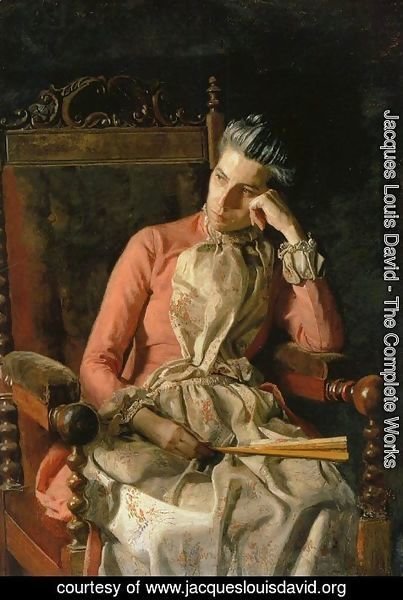 Jacques Louis David - Portrait of Amelia van Buren