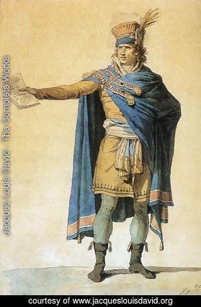 Jacques Louis David - The Representative of the People on Duty