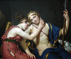 Jacques Louis David - The Farewell of Telemachus and Eucharis