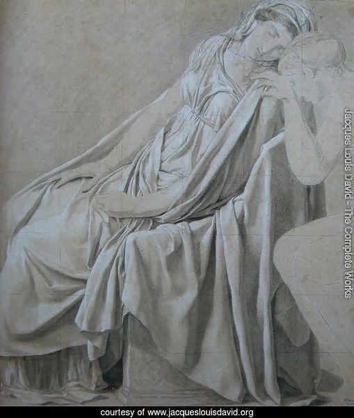 Study for the Oath of the Horatii, Camilla
