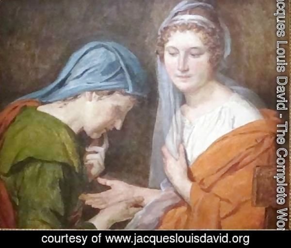 Jacques Louis David - The Fortune Teller