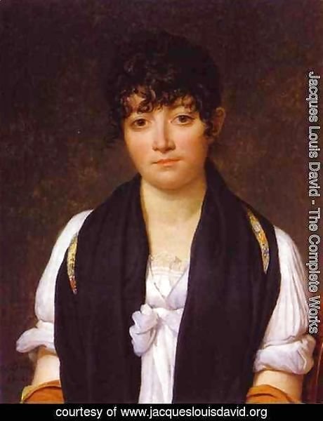 Portrait Of Suzanne Le Pelletier De Saint Fargeau 1804