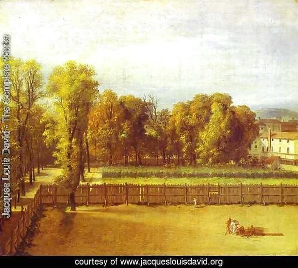 View Of The Garden Of The Luxembourg Palace 1794