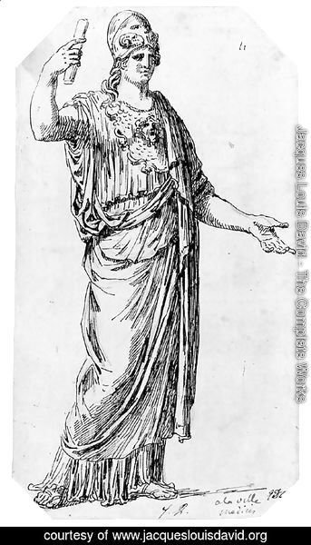 Jacques Louis David - Minerva