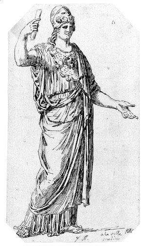 Jacques Louis David - Minerva