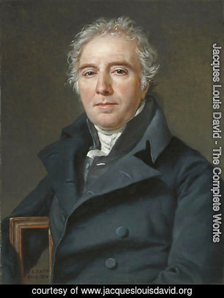 Jacques Louis David - Portrait of Ramel de Nogaret