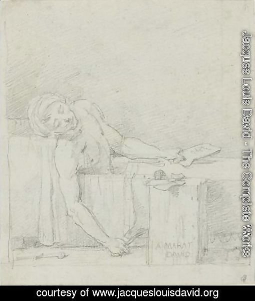 Jacques Louis David - The Death Of Marat