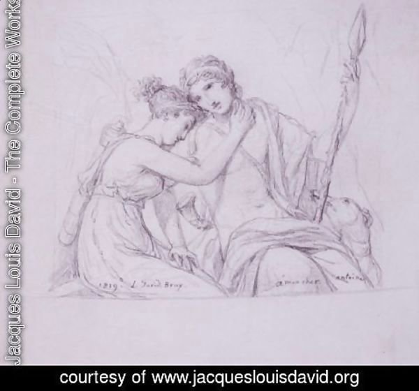 Jacques Louis David - Telemachus And Eucharis