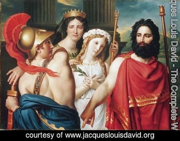 Jacques Louis David - The Anger of Achilles