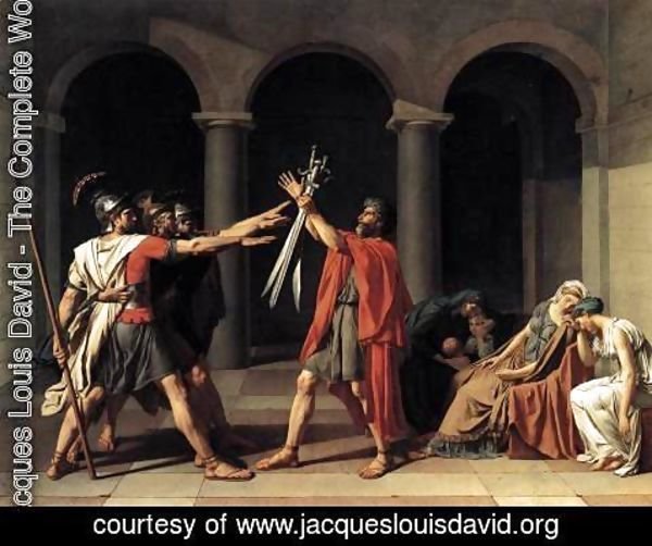Jacques Louis David - The Oath of the Horatii 1784