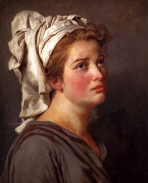 Portrait Of A Young Woman In A Turban