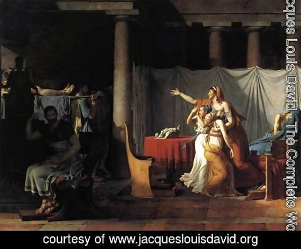 Jacques Louis David - The Lictors Returning to Brutus the Bodies of his Sons 1789