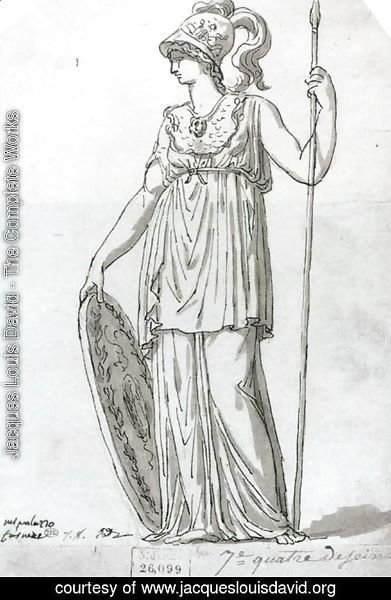 Jacques Louis David - Minerva 1776-77