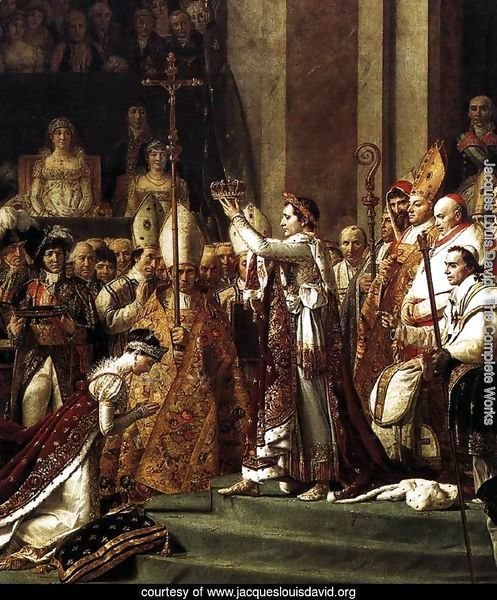 Consecration of the Emperor Napoleon I (detail 2) 1805-07