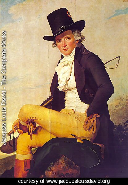 Jacques Louis David - Monsieur Seriziat 1795