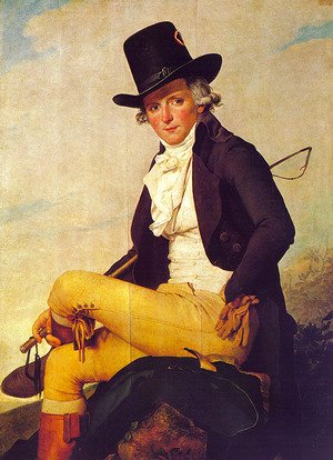 Jacques Louis David - Monsieur Seriziat 1795