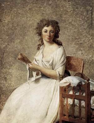 Jacques Louis David - Portrait of Madame Adelaide Pastoret 1791-92