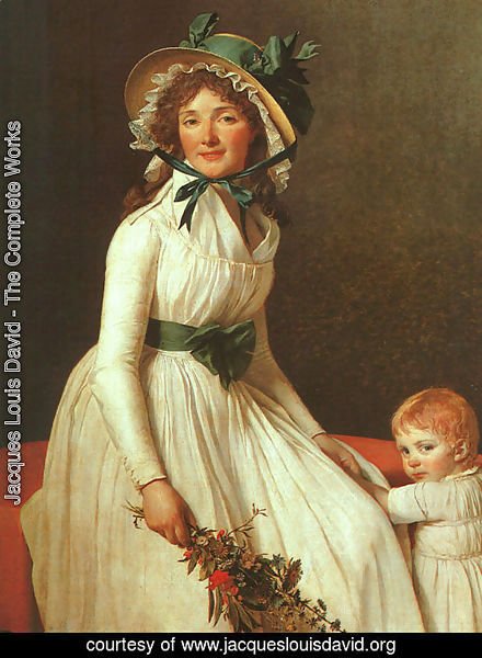 Portrait of Madame Seriziat 1795