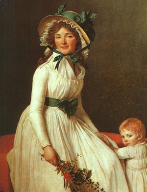 Jacques Louis David - Portrait of Madame Seriziat 1795