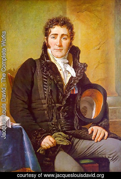 Jacques Louis David - Portrait of the Count de Turenne 1816