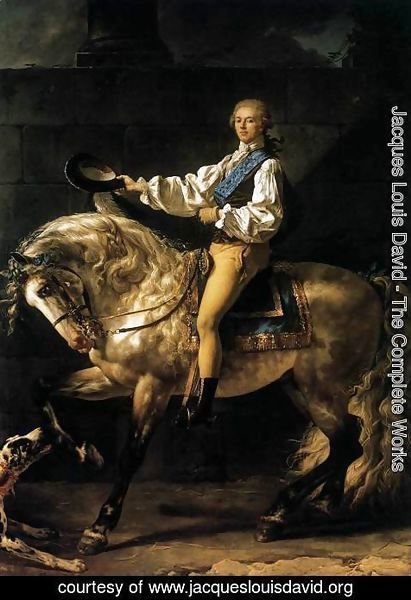 Jacques Louis David - Portrait of Count Stanislaw Potocki