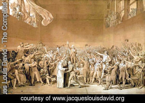 Jacques Louis David - Tennis Court Oath