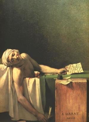 Jacques Louis David - Death of Marat