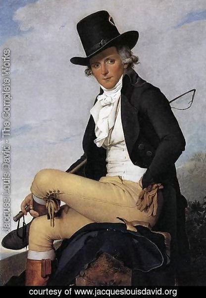 Jacques Louis David - Portrait of Pierre Seriziat